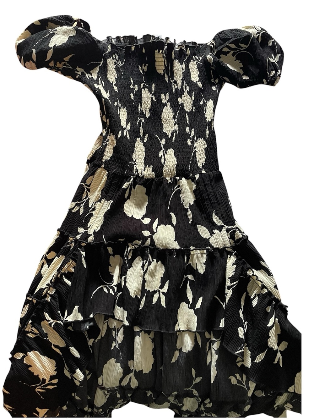 Free People Muche et Muchette Sakura Hi-Lo floral print Maxi Dress S/M - Picture 3 of 6
